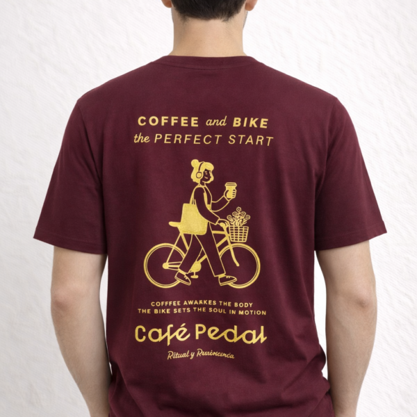Camiseta Café Pedal · Coffee and bike
